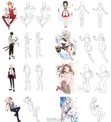 日系動(dòng)漫人物人體比例入門 從基礎(chǔ)練習(xí)到角色設(shè)計(jì)的核心技巧
